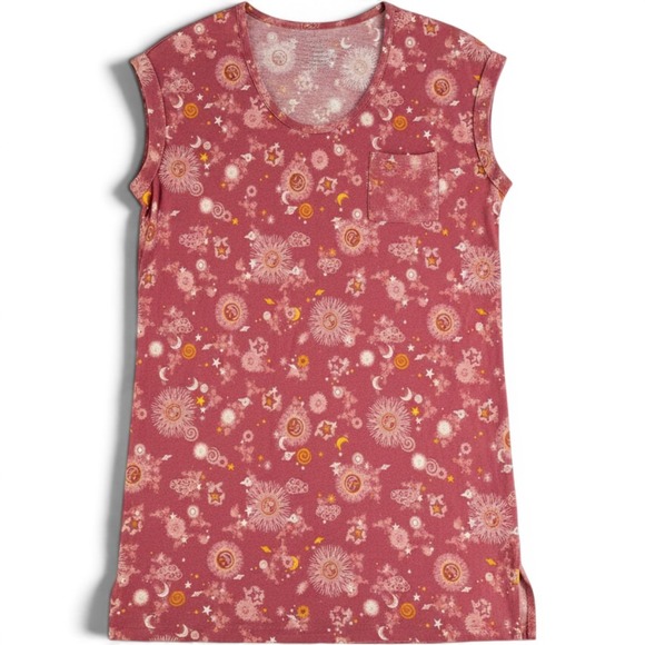 Arizona Body Other - Whimsigoth Celestial Sleep Shirt Sun Moon Star Cosmic Cotton Nightgown Sleepwear
